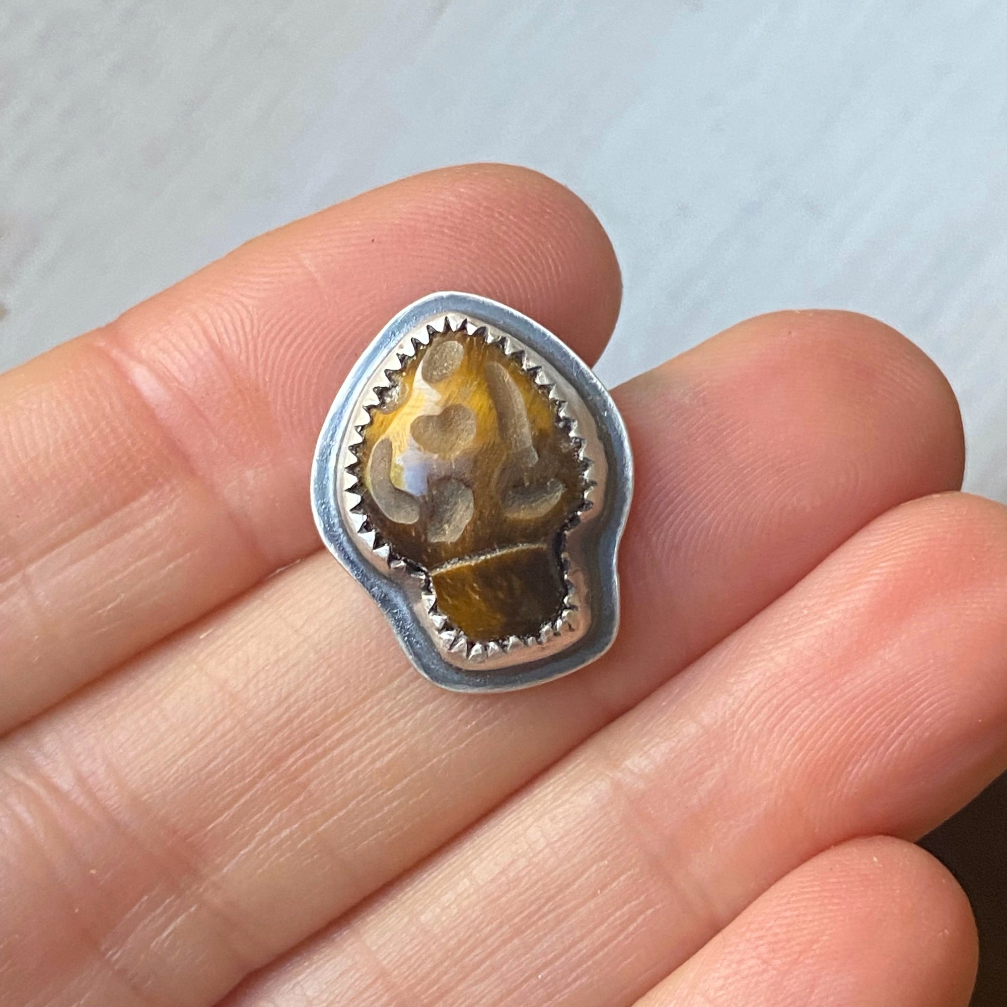 mushroom lapel pin