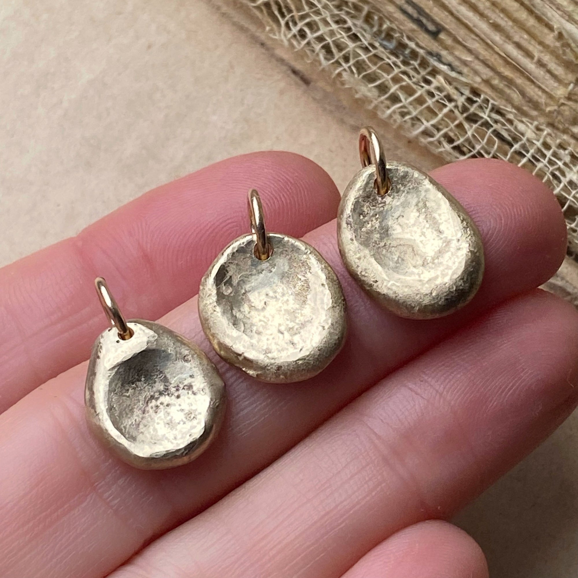 worry stone pendant
