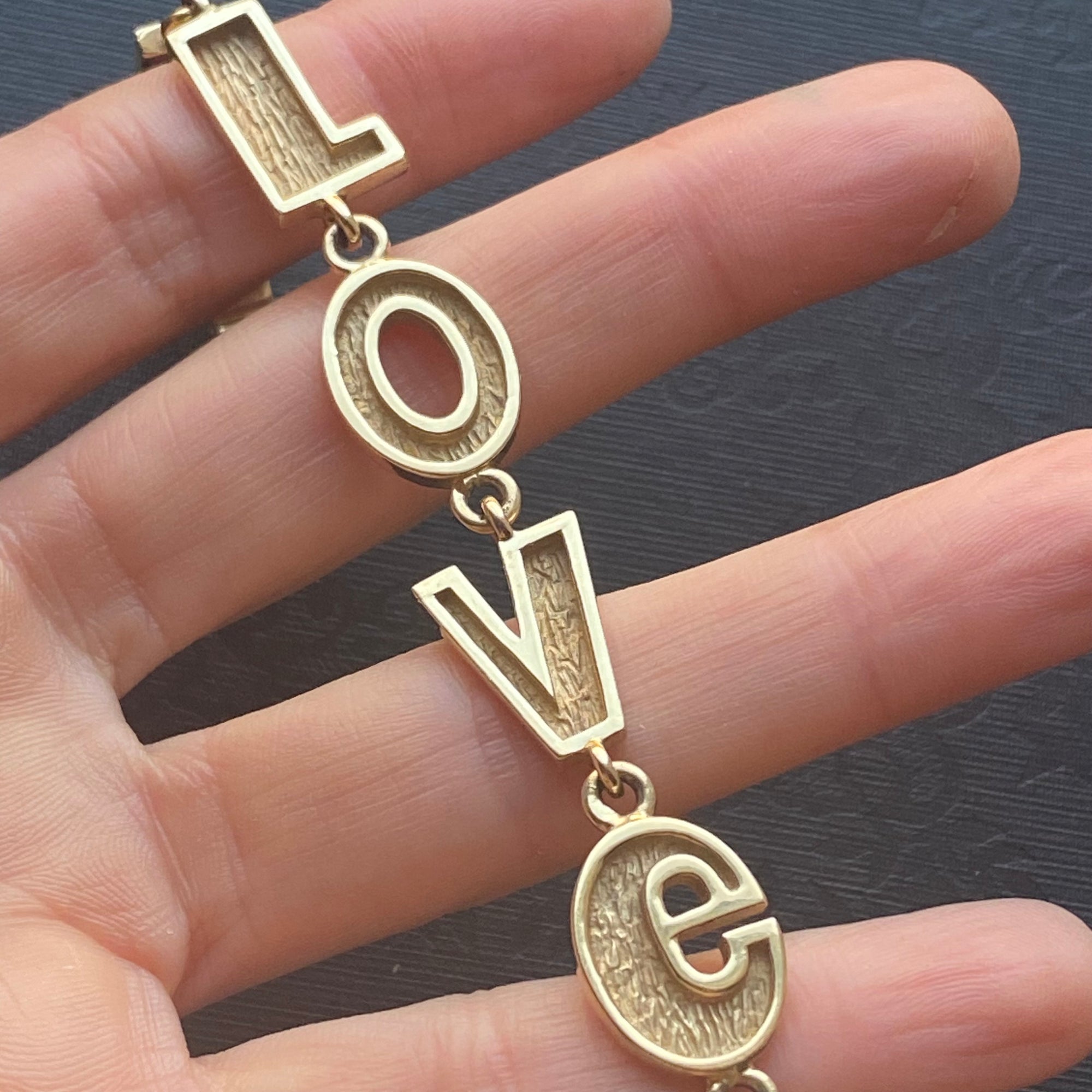 fred leighton i love you bracelet