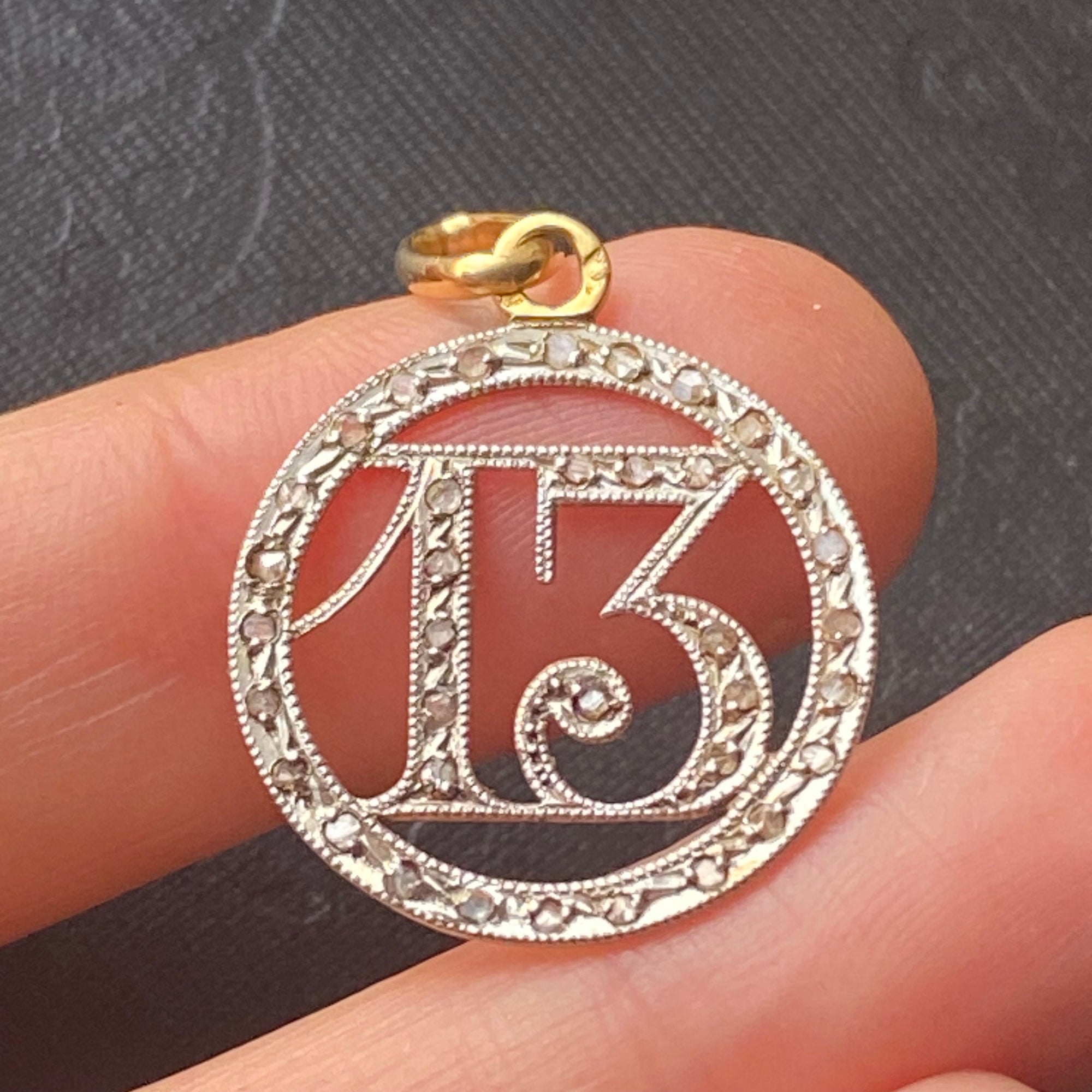 antique diamond charm toronto canada