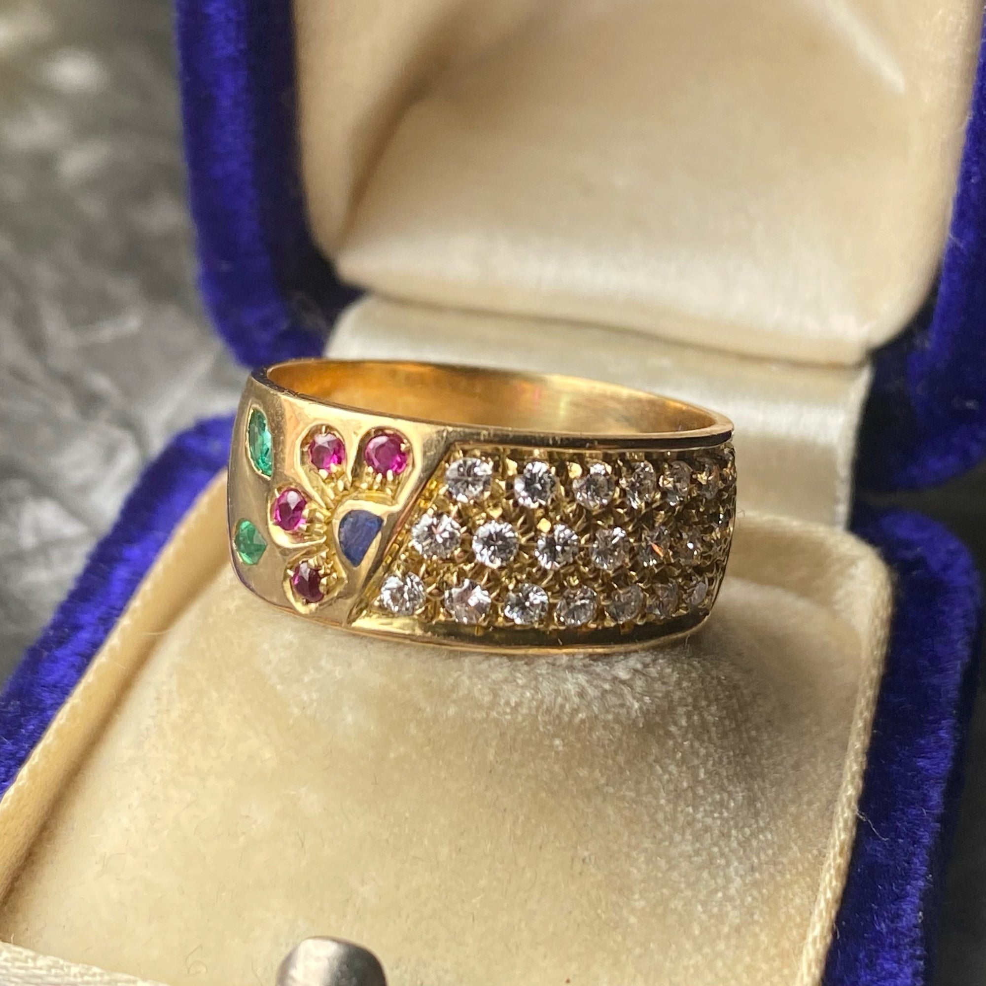 floral ring toronto estate vintage jewelry canada