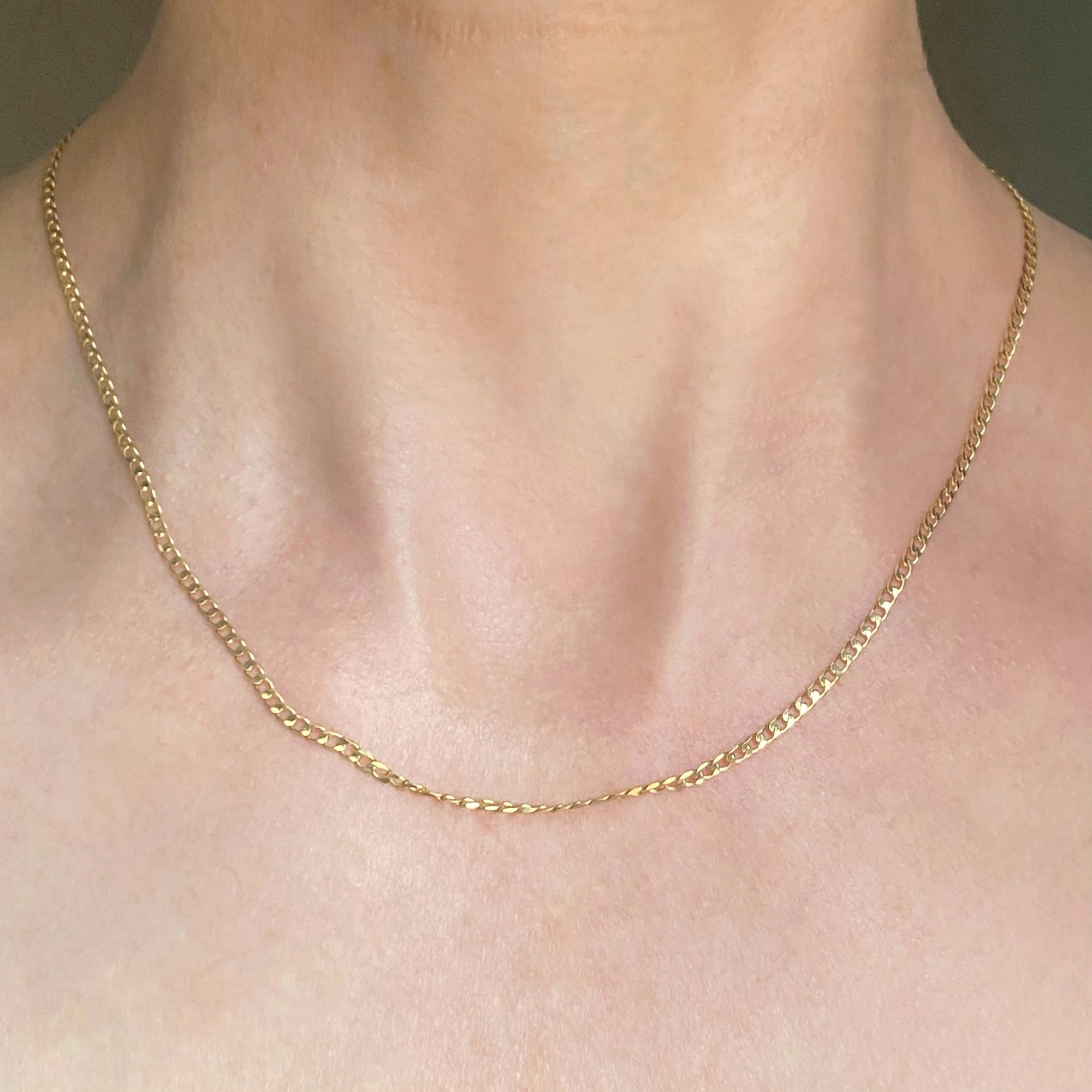 flat curb chain