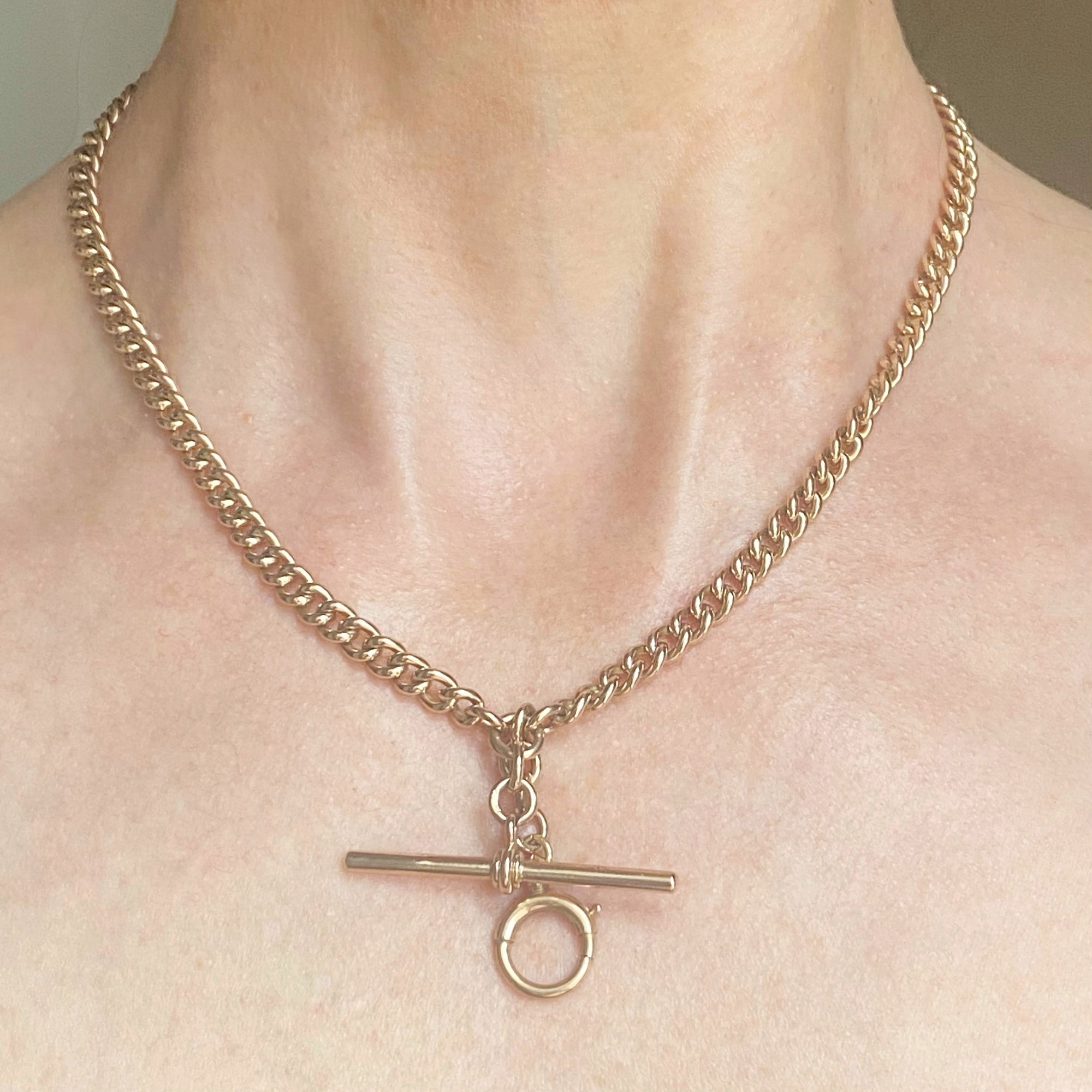 antique gold watch chain