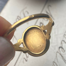 Antique 1920s Augis "Médaille d'Amour" Ring - Size 8