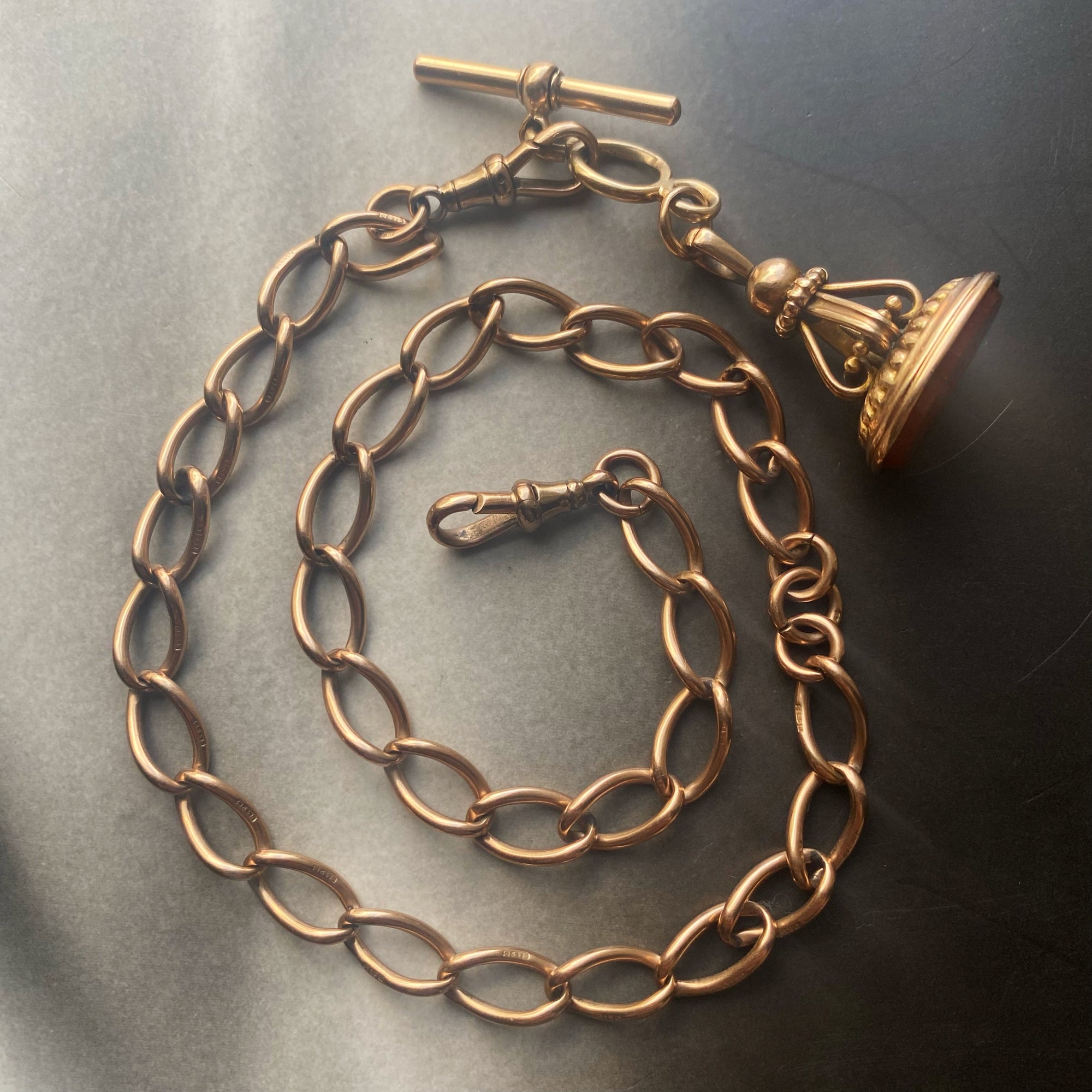antique albert watch chain