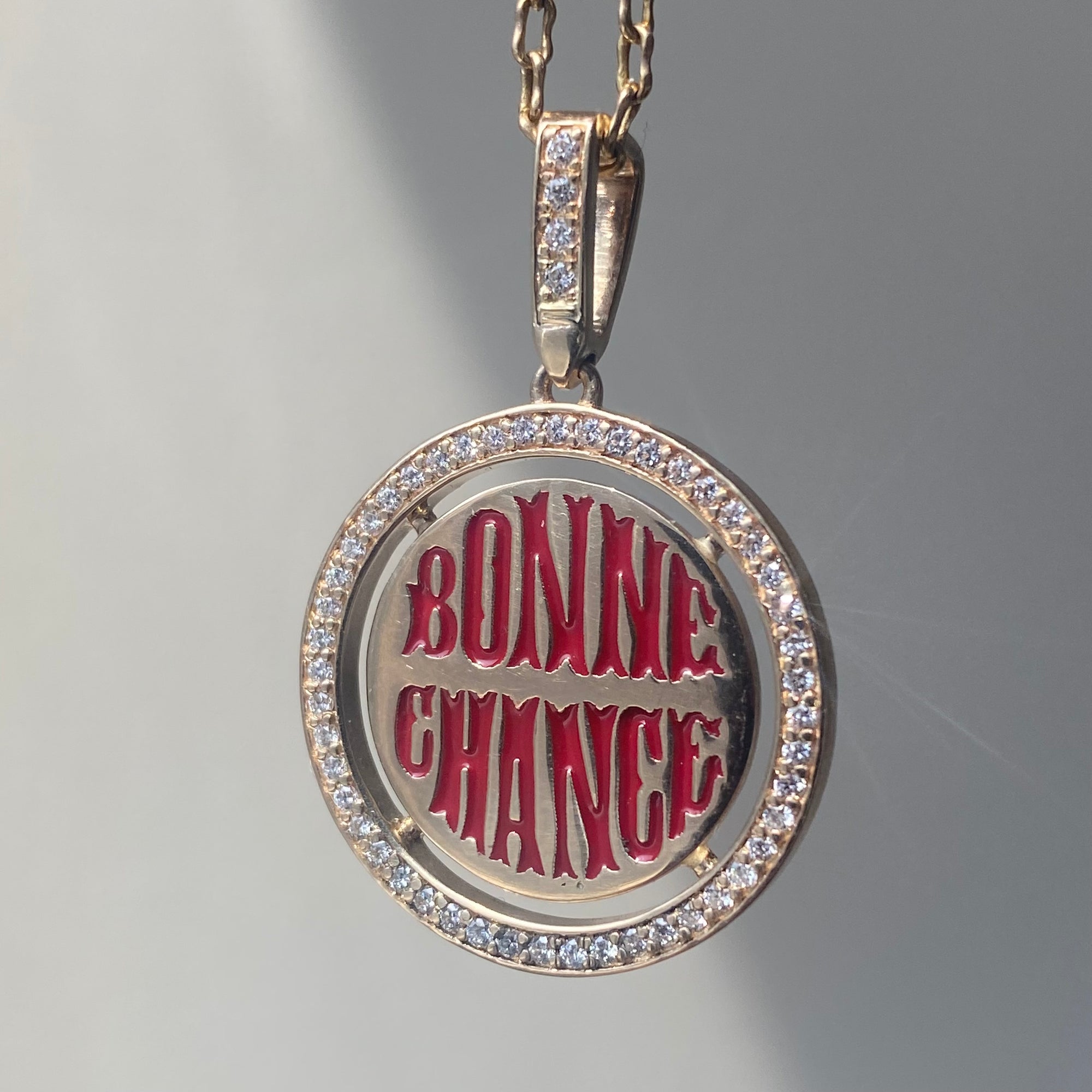 diamond good luck charm