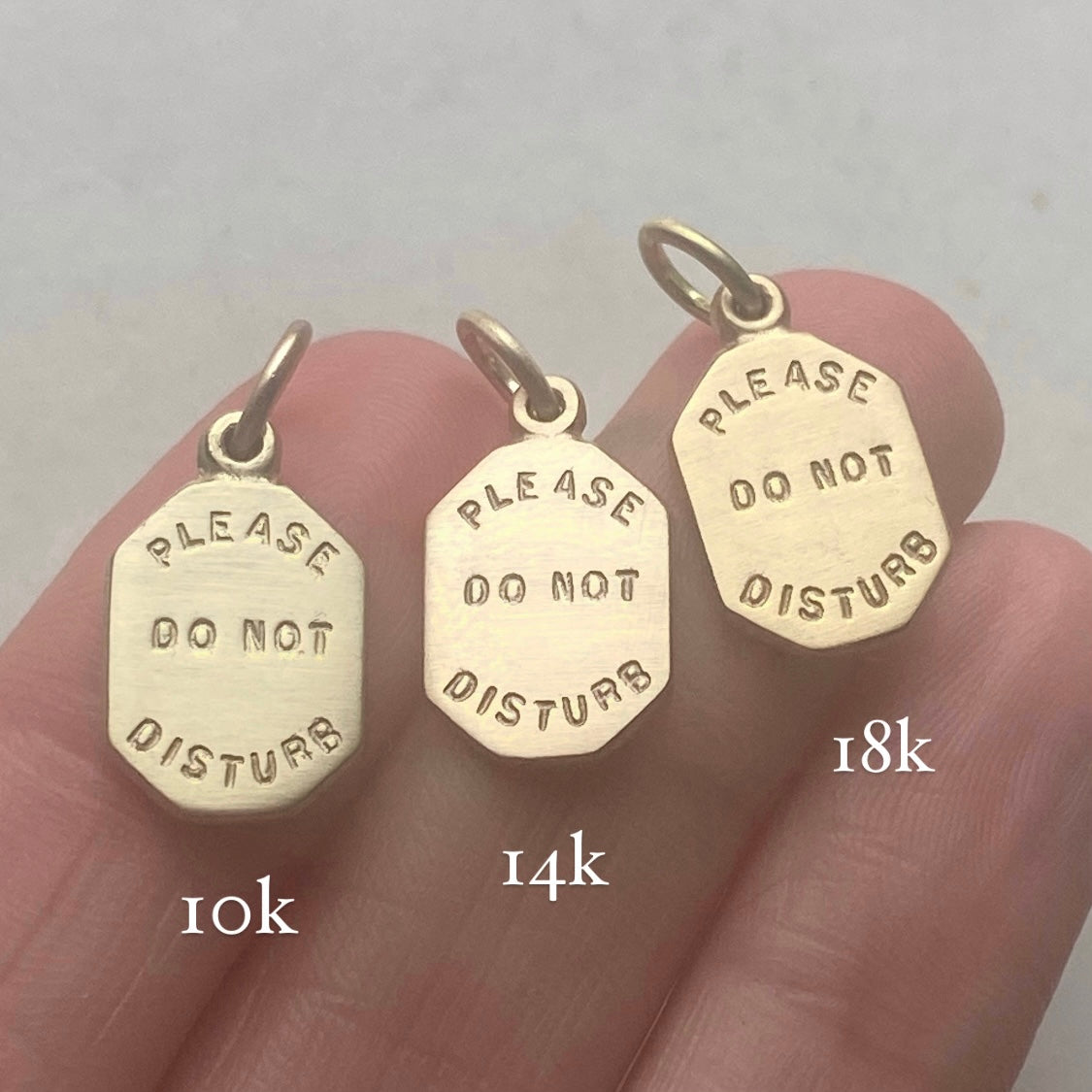 gold ingot charm