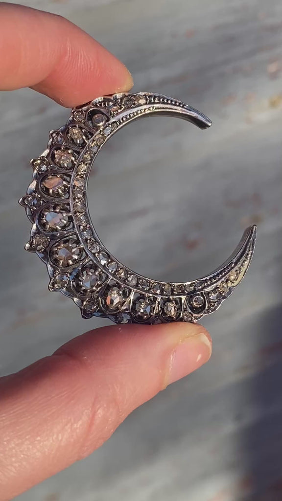 victorian diamond crescent