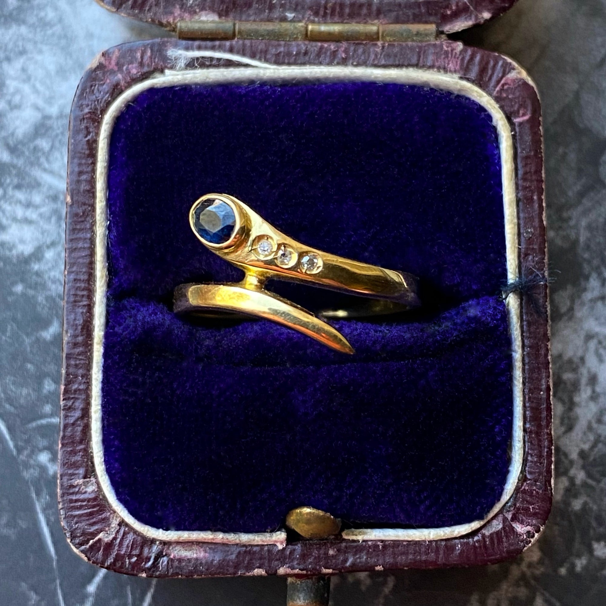 vintage snake ring