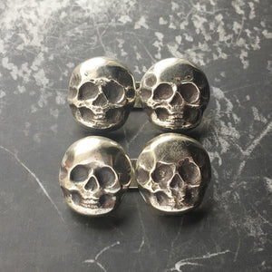 skull cufflinks