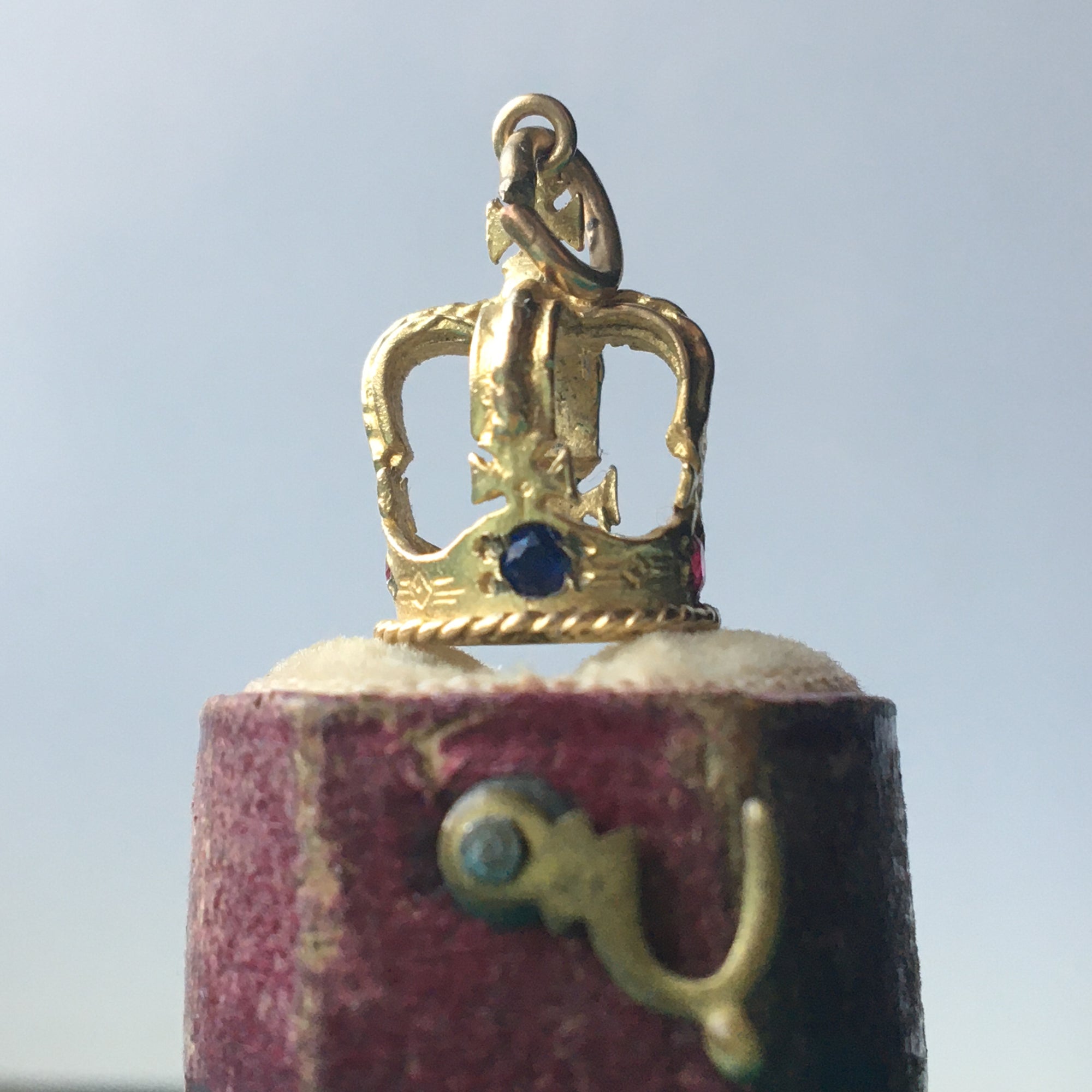Victorian crown charm