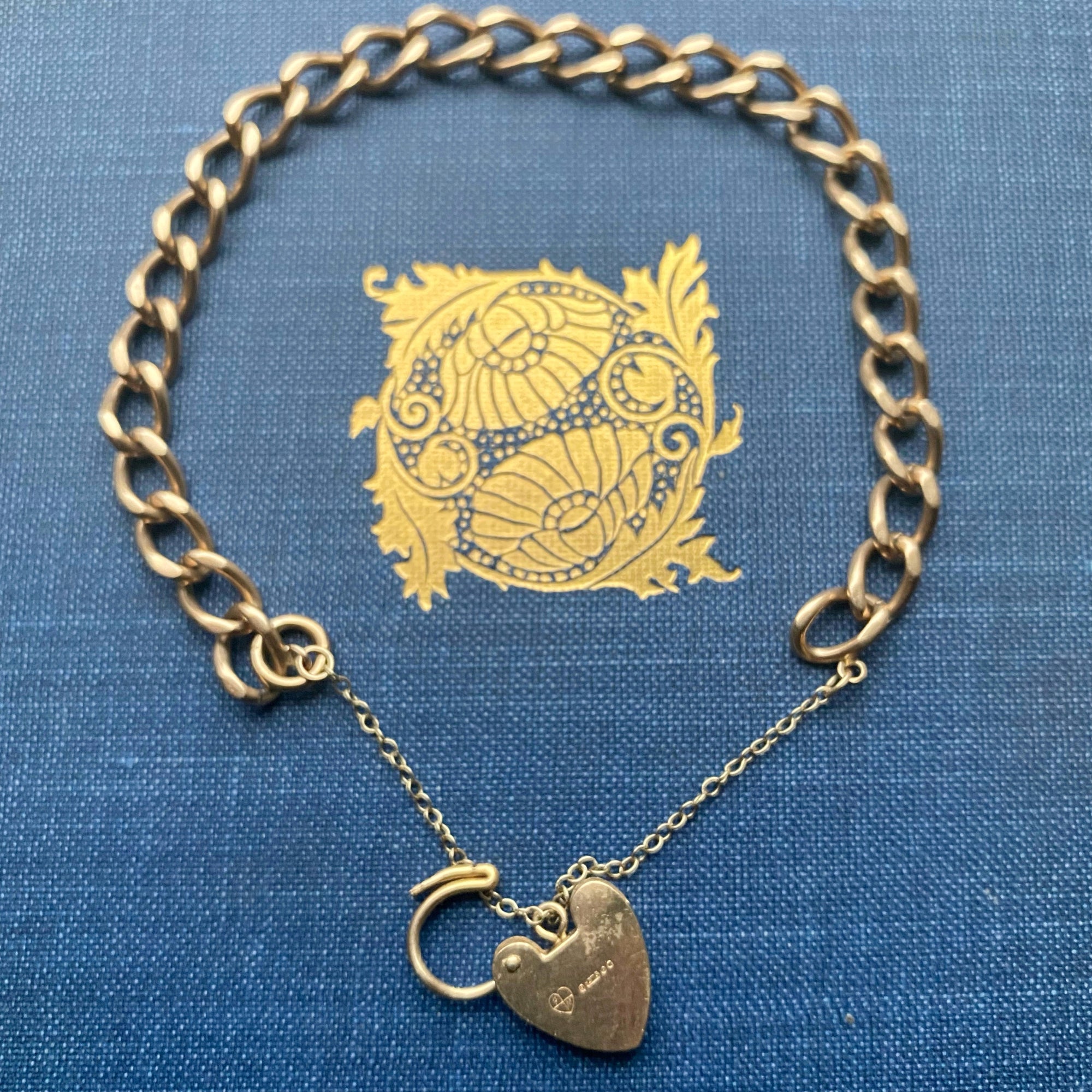 vintage curb link bracelet