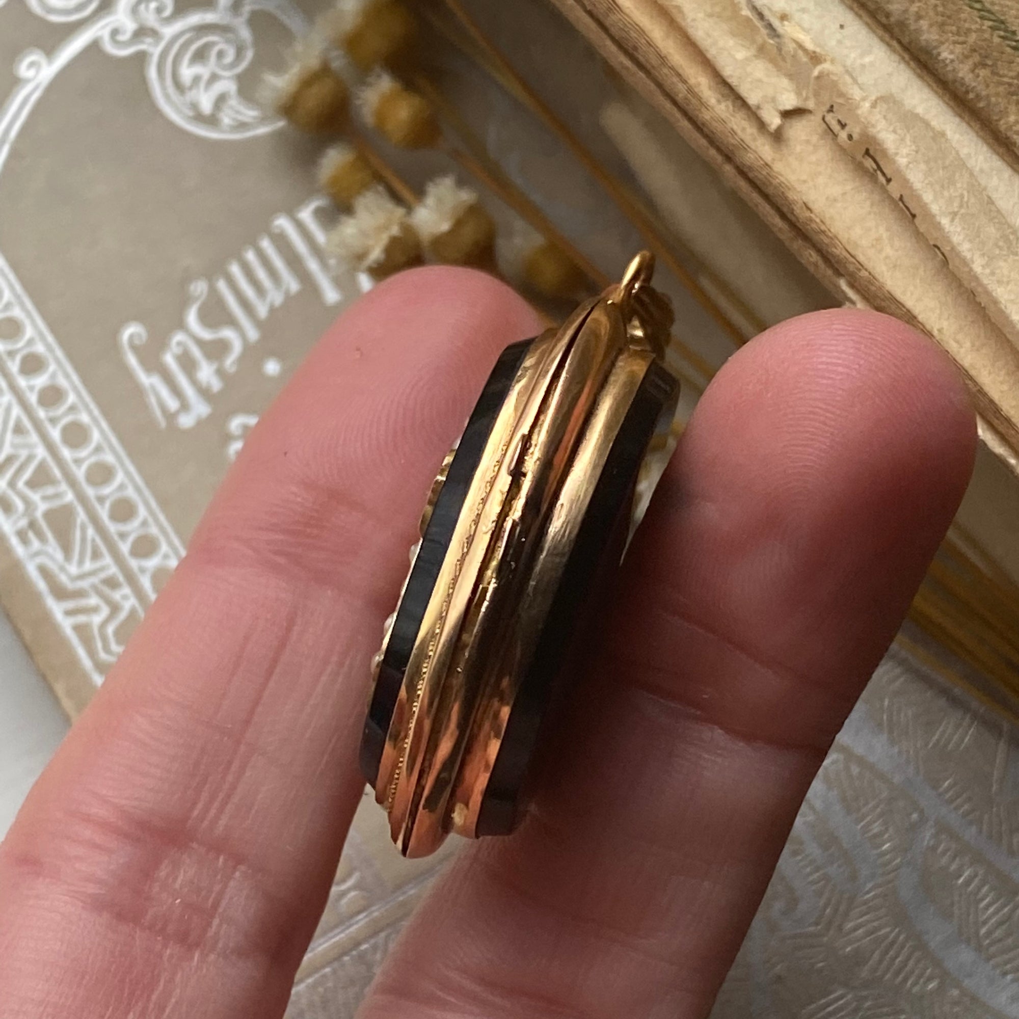 Antique Napoleon III Era French Locket - 18k