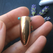 Antique Bullet Pomander Pendant