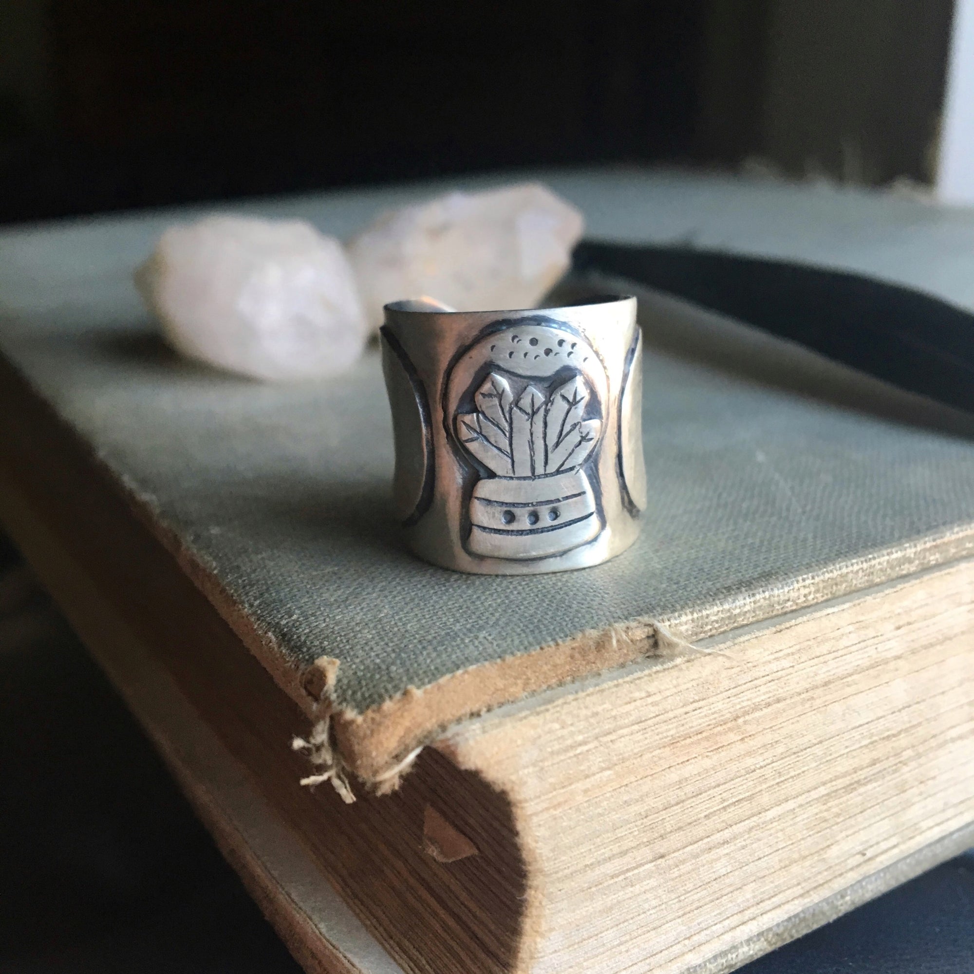 crystal ball ring
