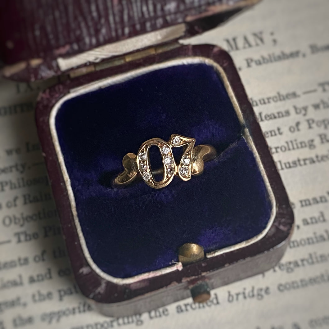 antique date ring