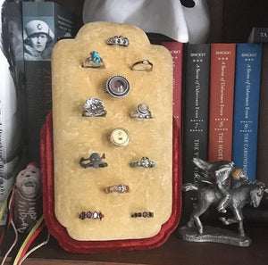 antique ring display