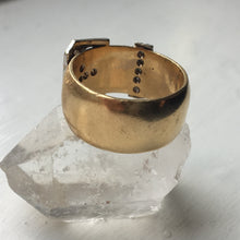 Vintage Diamond Buckle Ring - Size 7