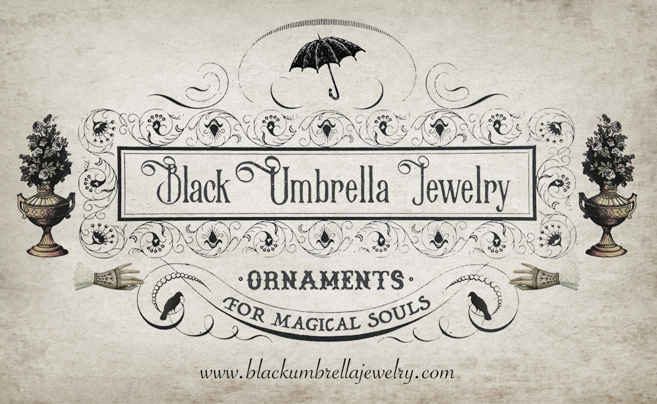 Toronto Canada fine estate antique vintage jewelry jewellery Black Umbrella 