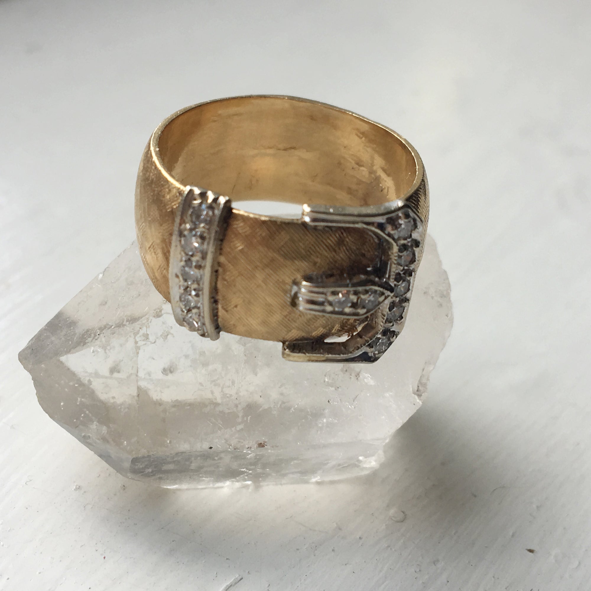 vintage buckle ring