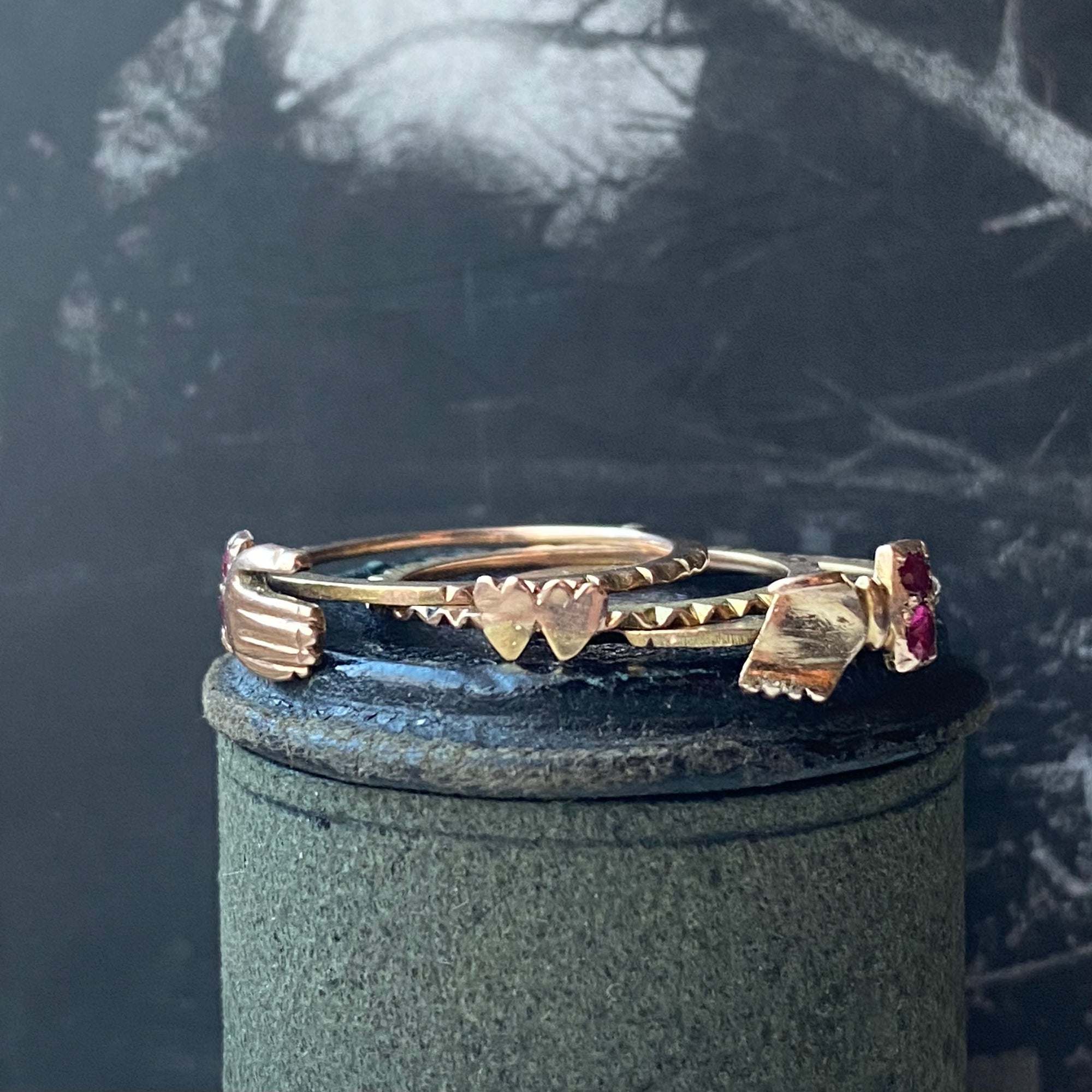 antique Gimmel ring