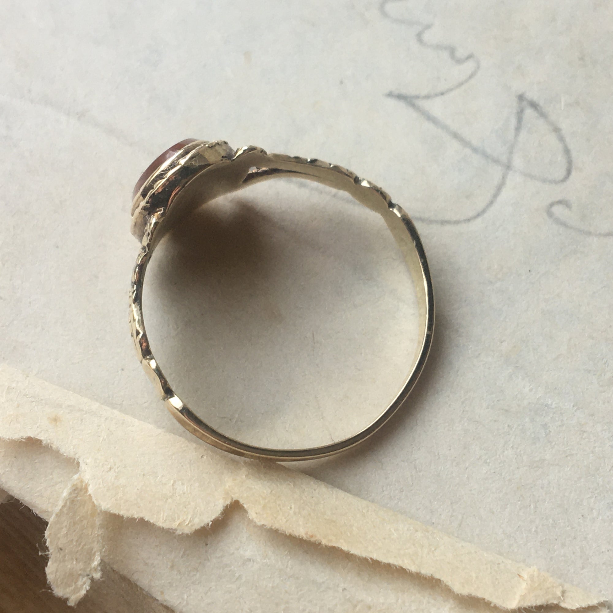 Georgian Agate Ring - Size 5.75/6