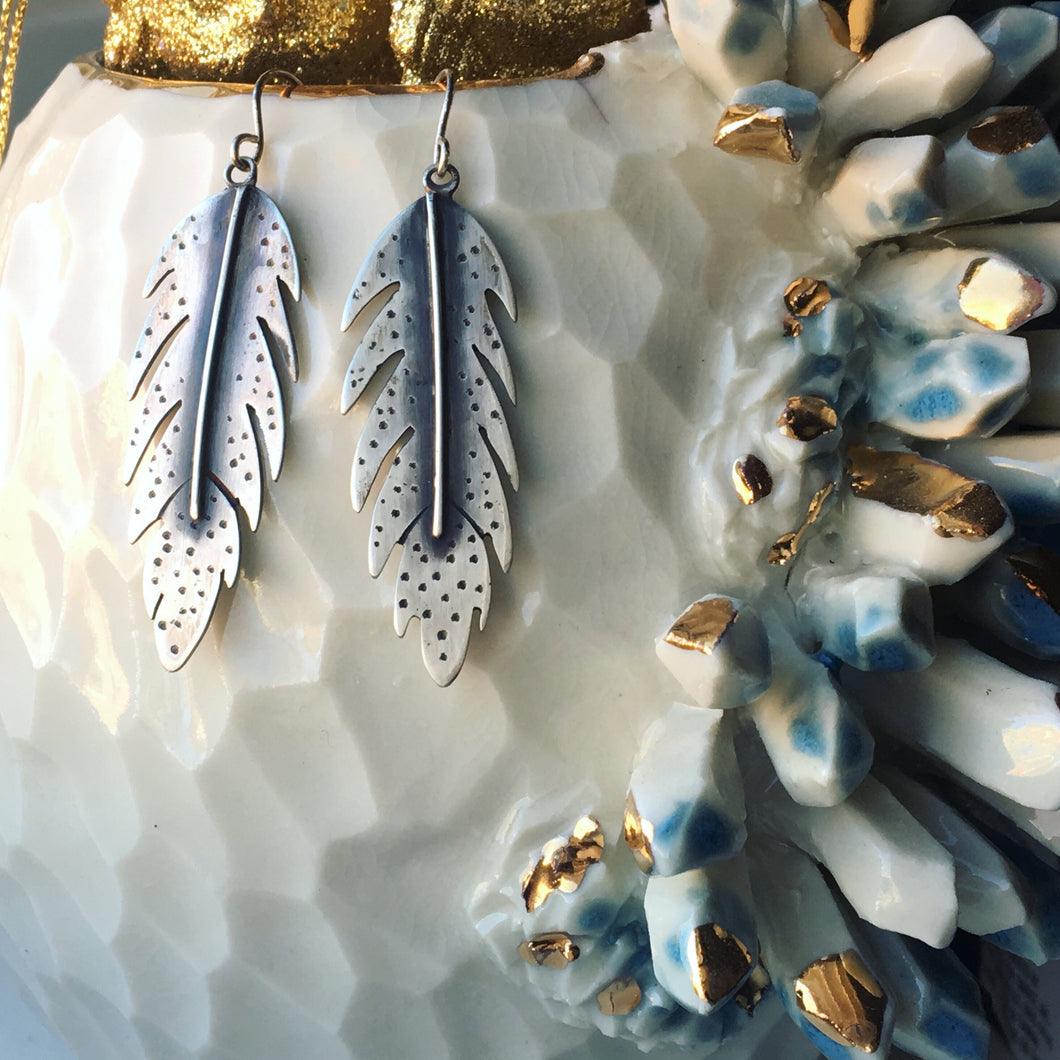 feather earrings
