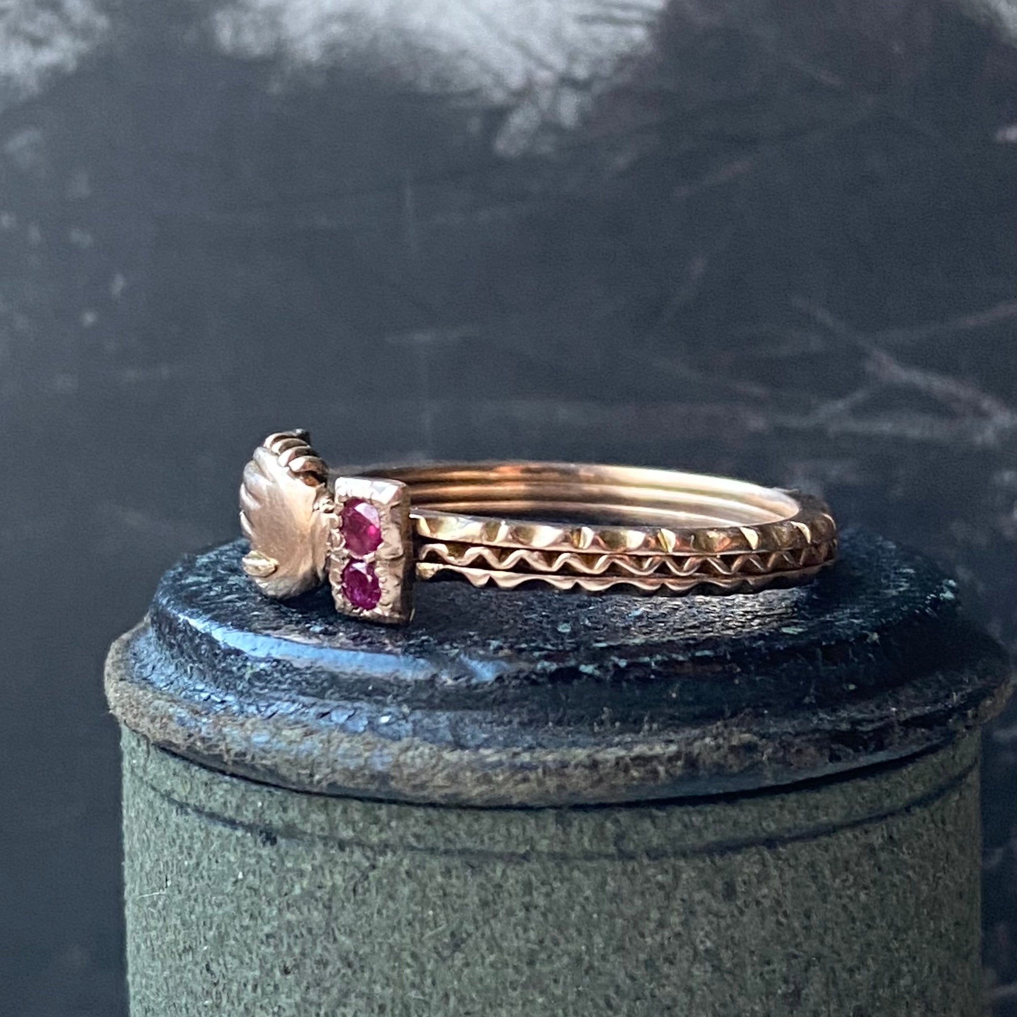 Georgian Gimmel ring
