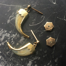 Claw earrings, Toronto vintage jewelry