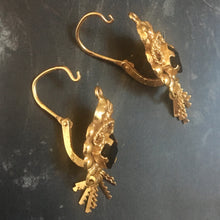 Victorian Revival Style Gold and Paste Dormeuse Tassel Earrings - 19k