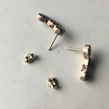 Georgian Foiled Garnet conversion earrings