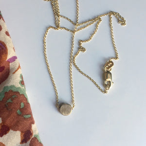 Antique Georgian Foiled Garnet Necklace - 14k