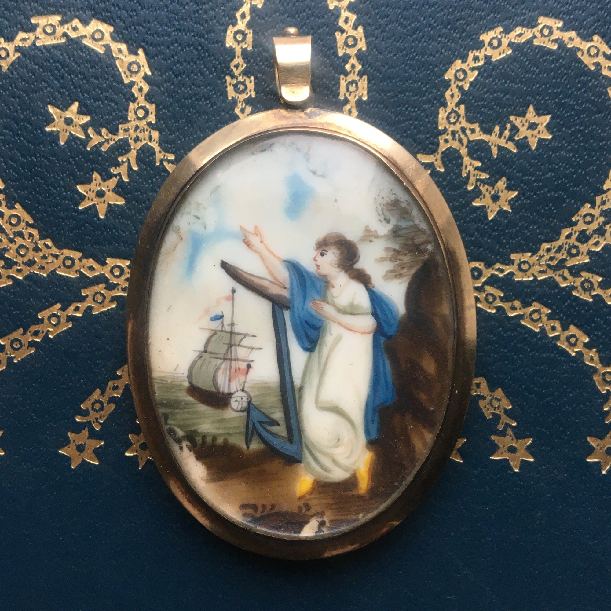 Georgian mourning locket