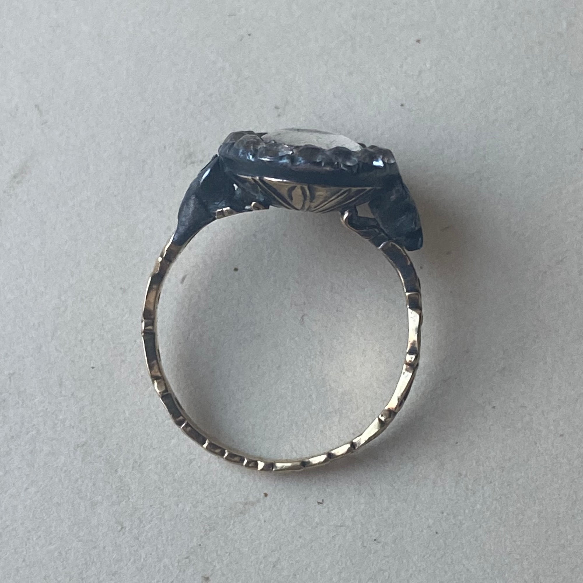 Antique 18th Century Portuguese Reliquary Ring - Size 5