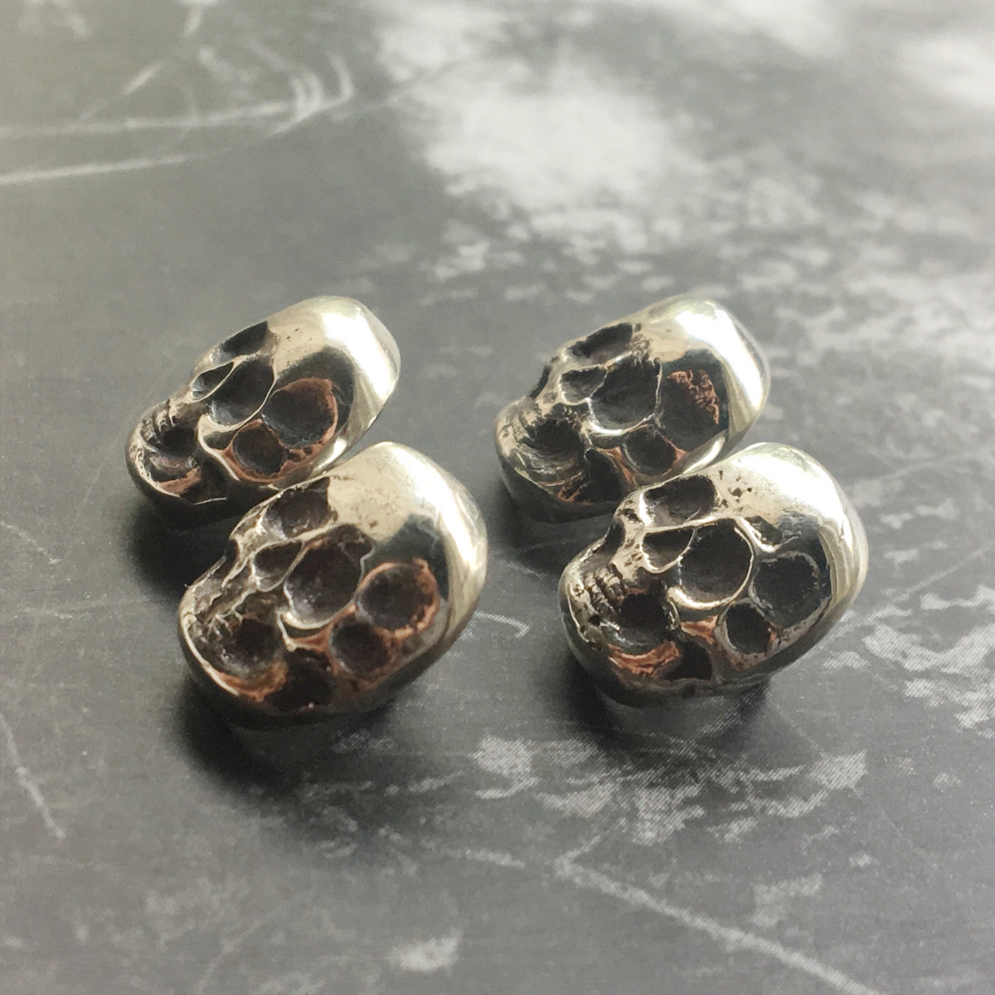 skeleton cufflinks Handmade Artisan Jewelry