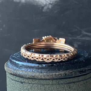 Antique Fede Gimmel Ring - Size 6.5