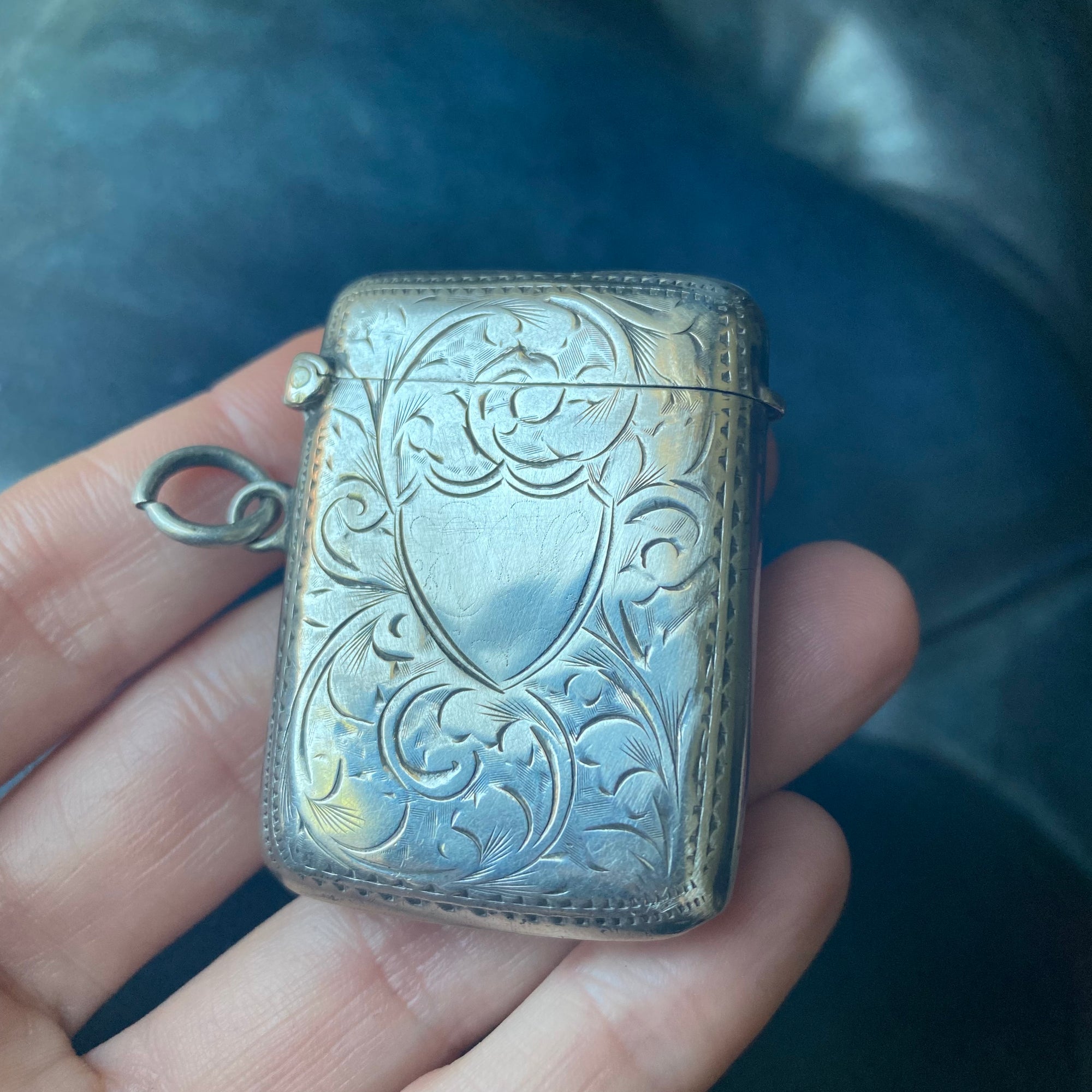 silver vesta case