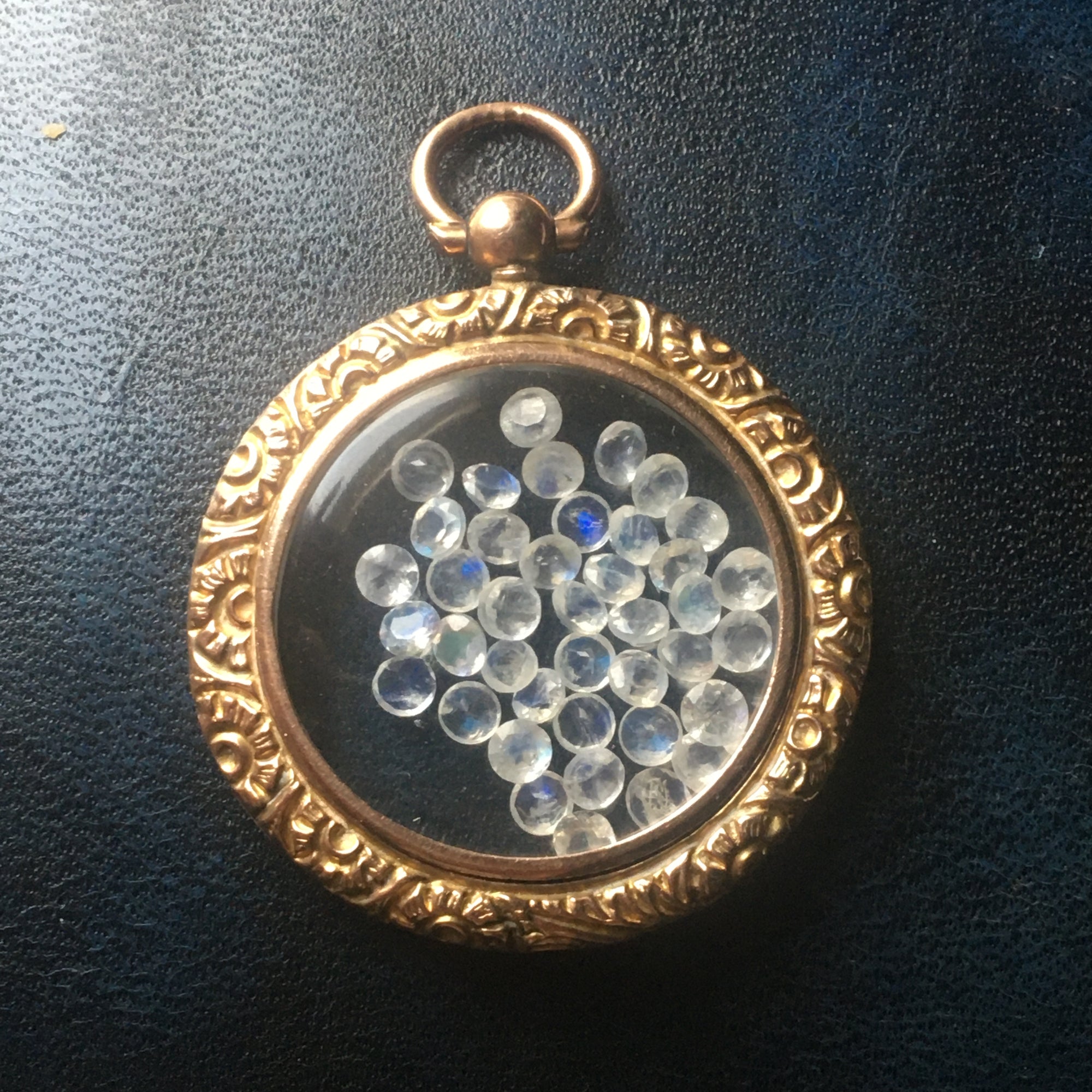 antique gold locket