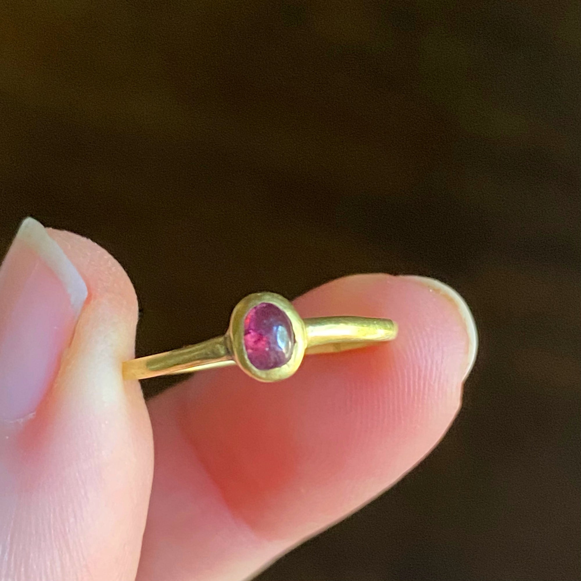 medieval garnet ring