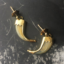 Antique claw earrings