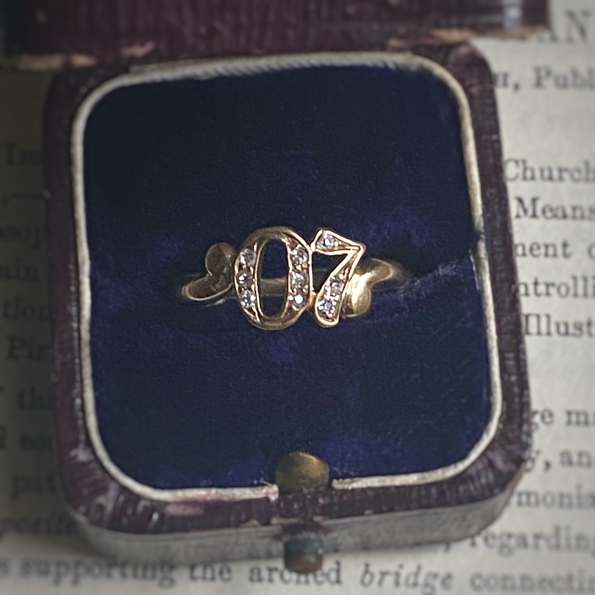 Vintage date ring