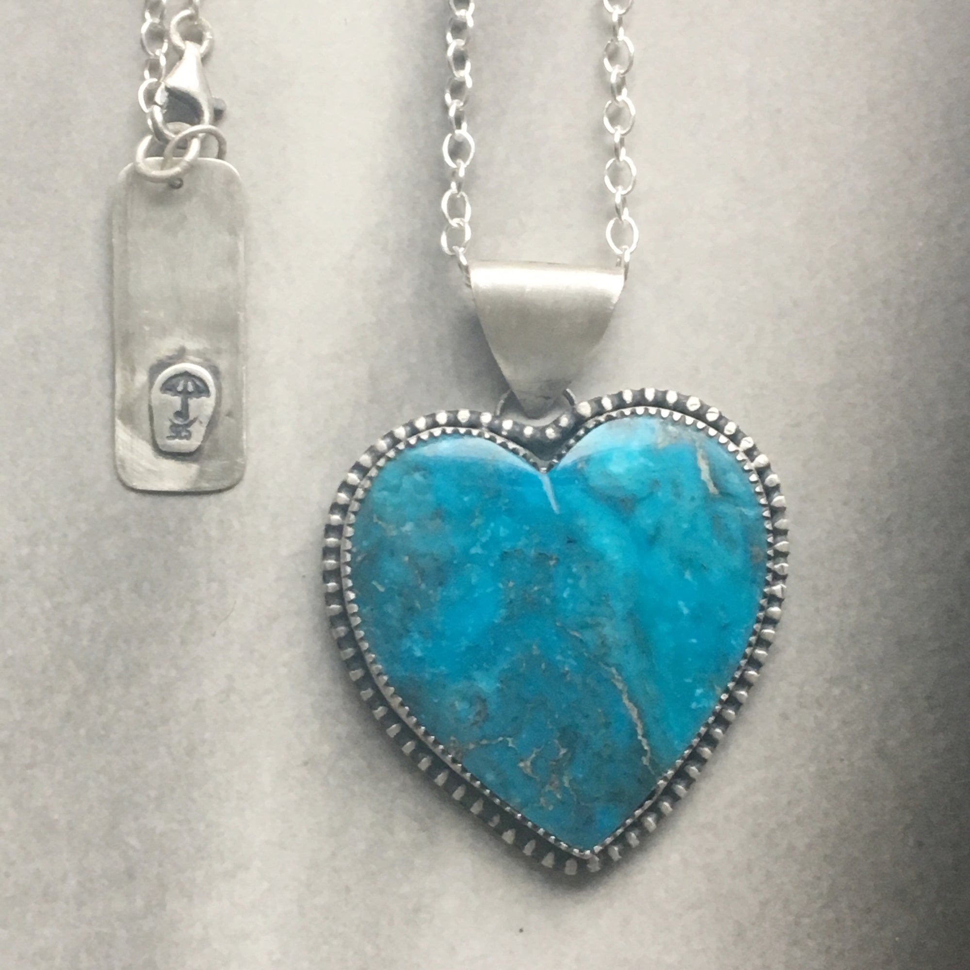 Turquoise heart necklace