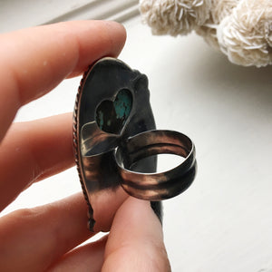 Hathor #8 Turquoise Ring - Size 9