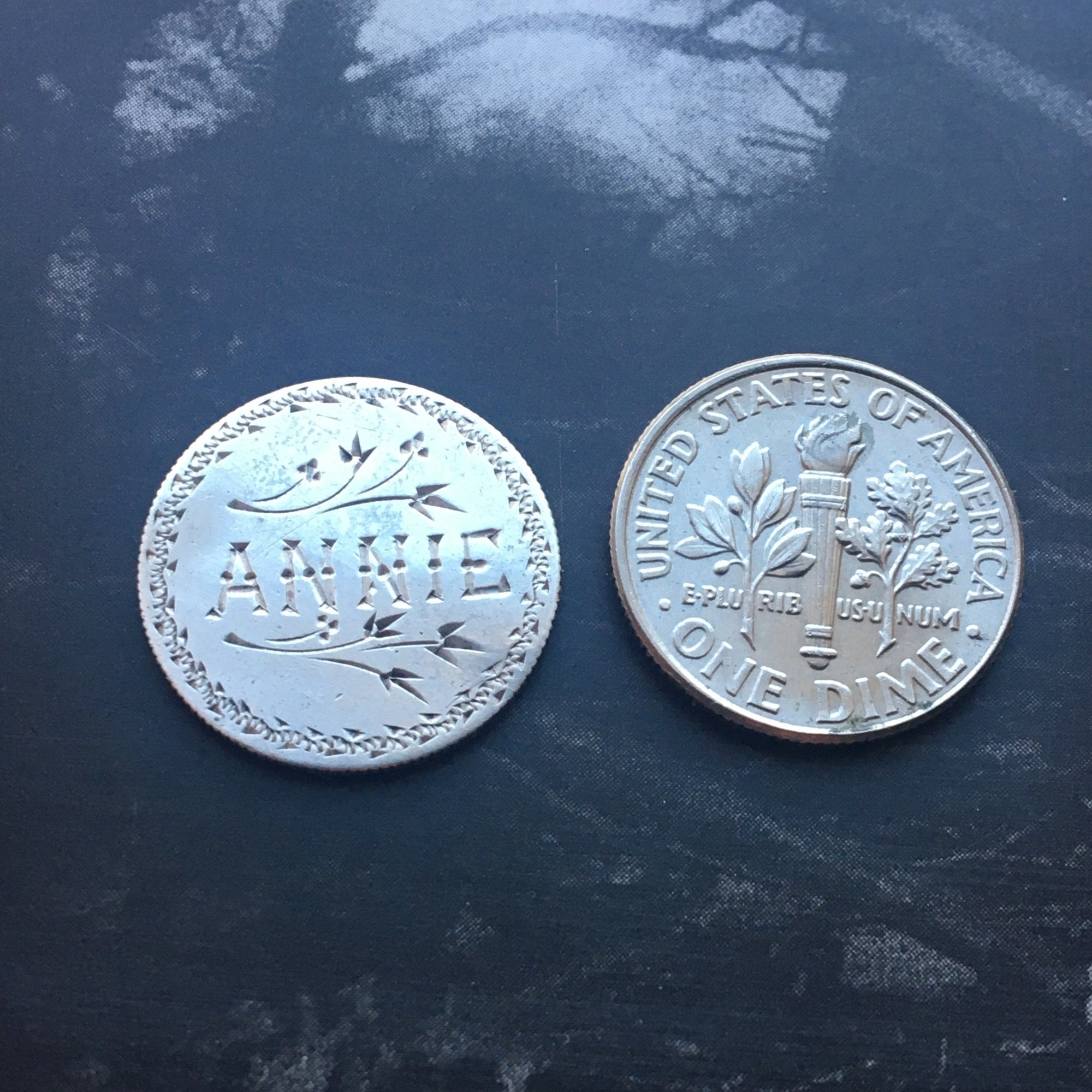 black umbrella coin jewelry